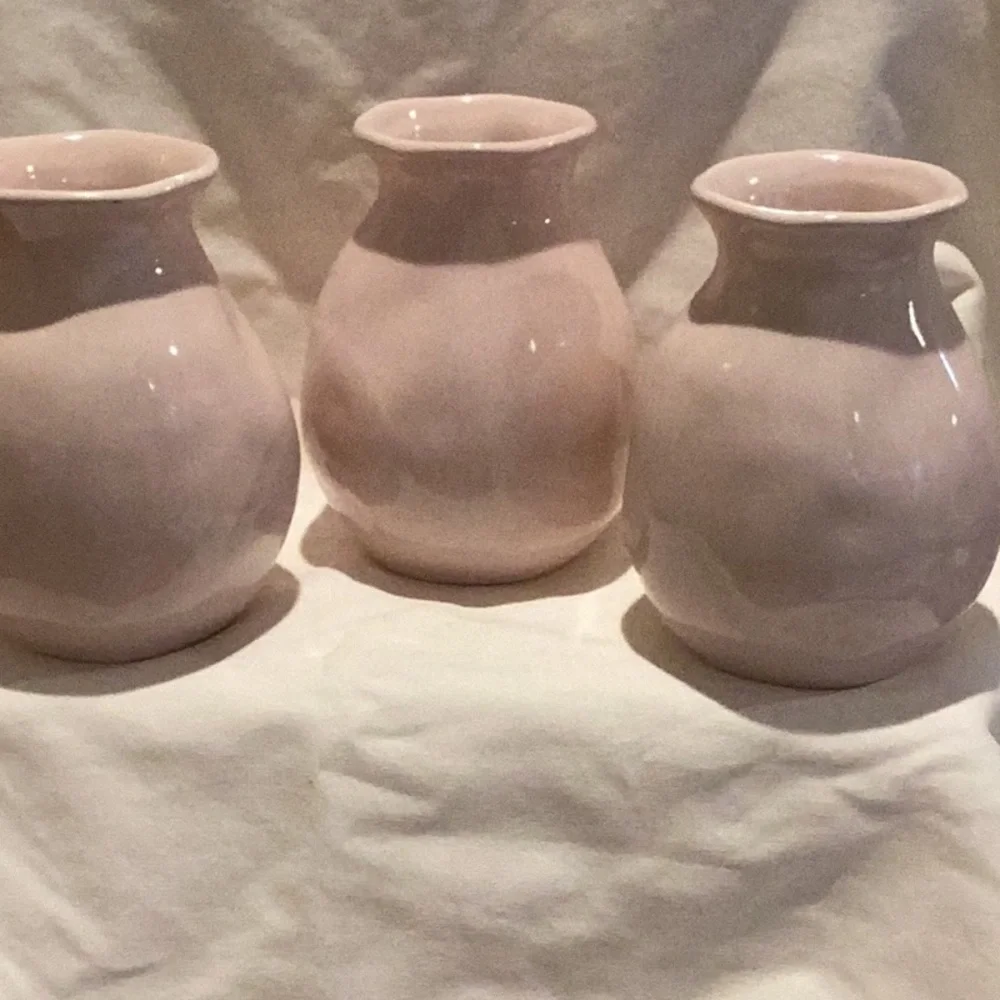 Rae Dunn Pink Bud Vases - Picture 2 of 5
